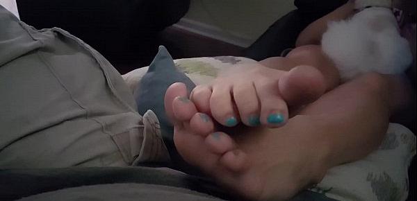  Amateur wife&039;s size 5 feet, toes, and soles